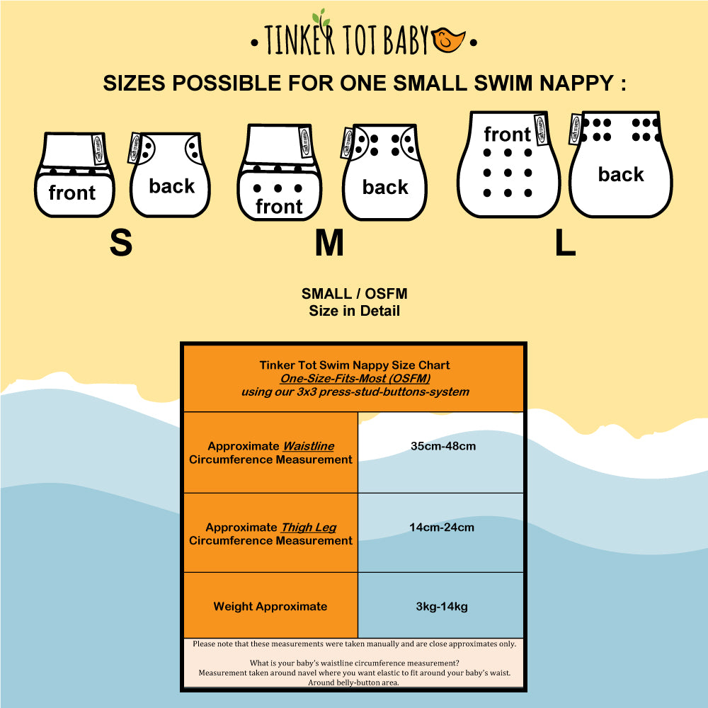 Tinker Tot Baby - Reusable Swim Nappy – Grinning Sharks