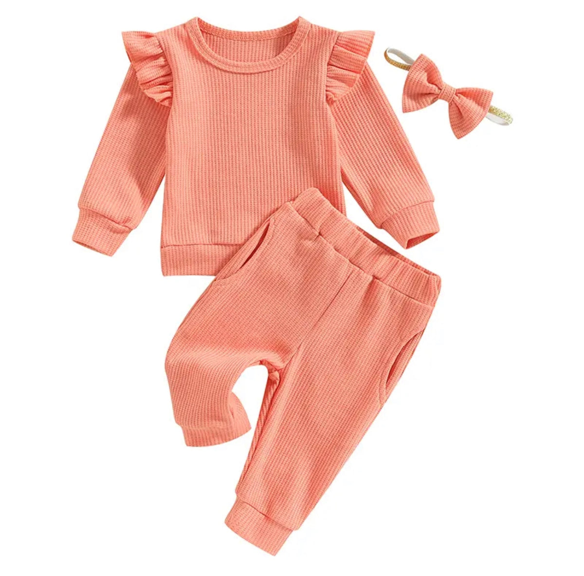 Oakleigh Ribbed Set | Peachy