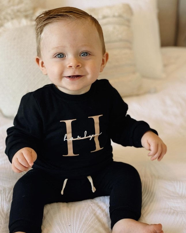 MLW By Design - Personalised Luxe Tracksuit | Black