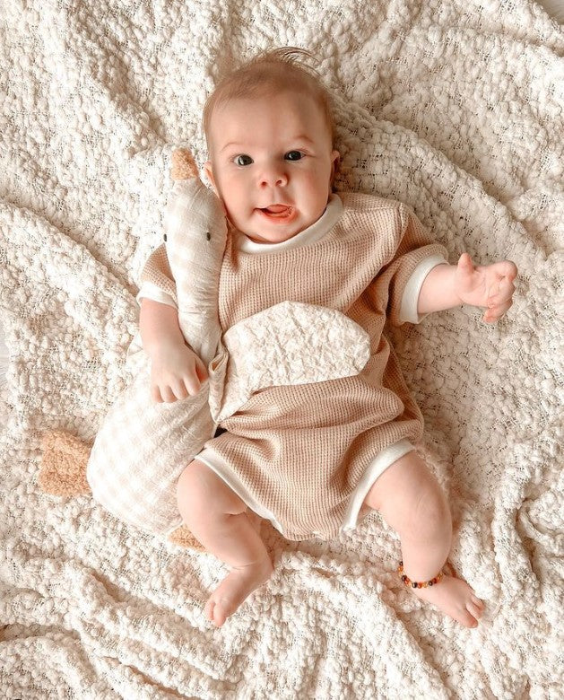 Lenox Waffle Bodysuit | Beige