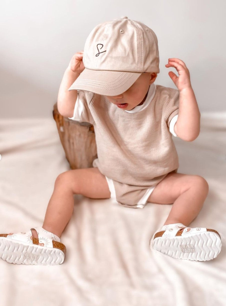 Lenox Waffle Bodysuit | Beige