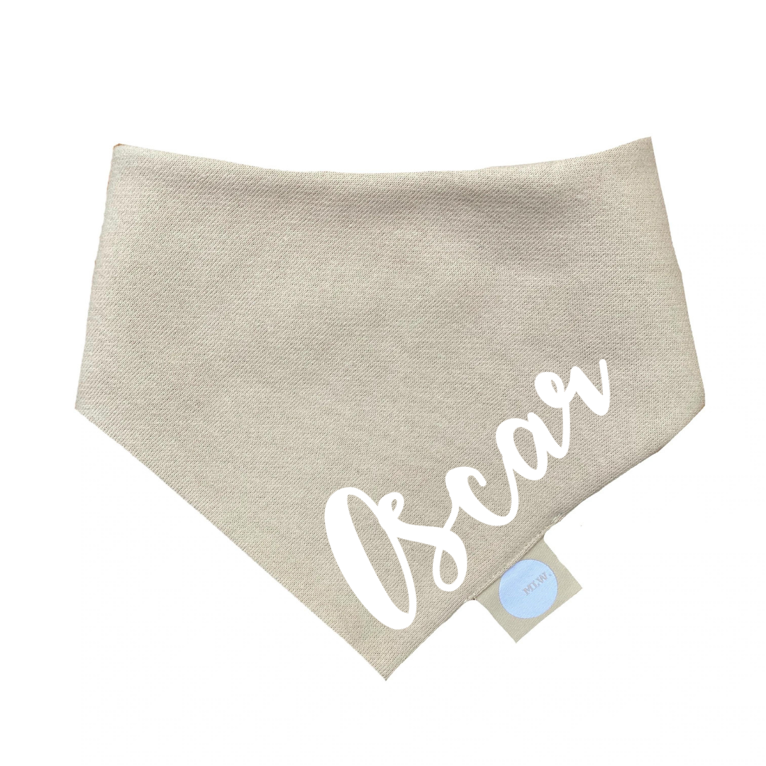 MLW By Design - Personalised Name Bib | Sand *CLEARANCE*