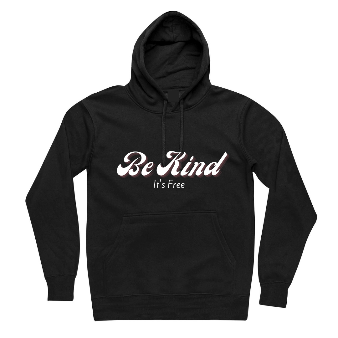 MLW By Design - Be Kind Fleece Adult Hoodie | Black or Pink