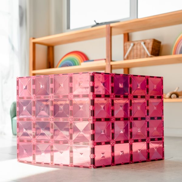 Connetix Tiles - 2 Piece Base Plate Pink & Berry Pack