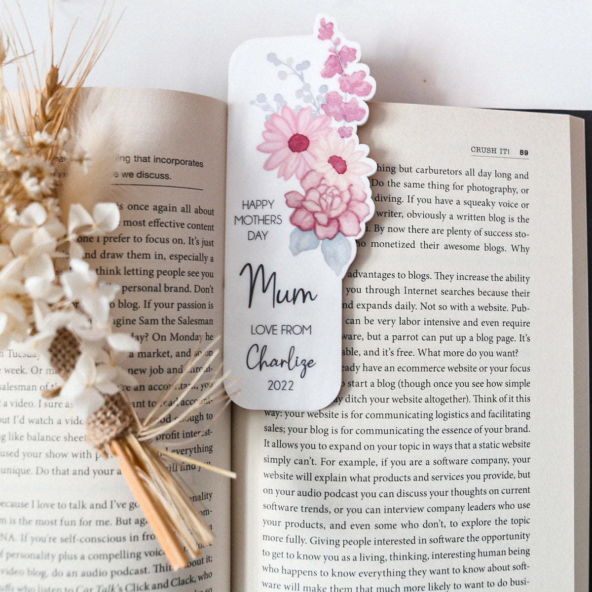CMC GOLD - Personalised Bookmark