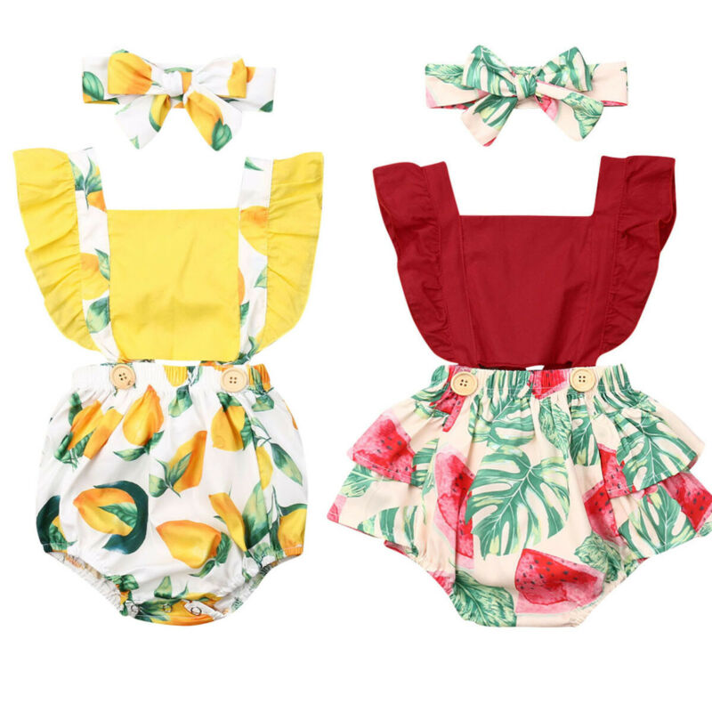 Bella Romper | Lemon or Watermelon