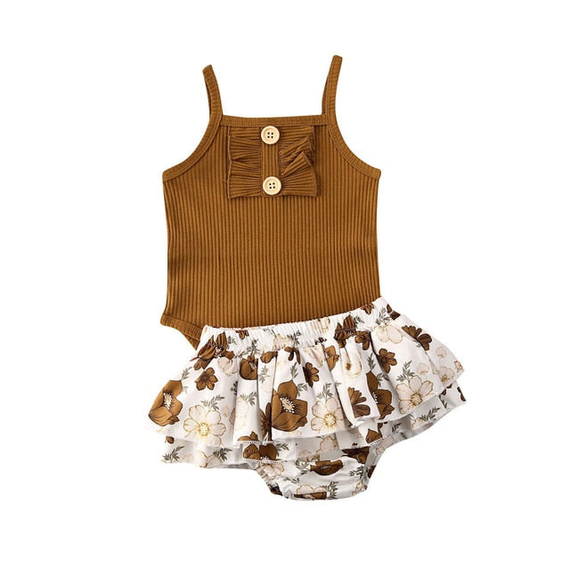 Dove Bloomer Set | Floral Bloomers