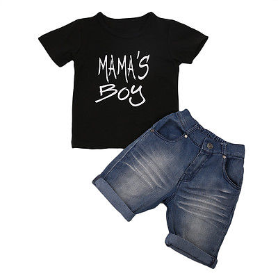 Mama's Boy Denim Set
