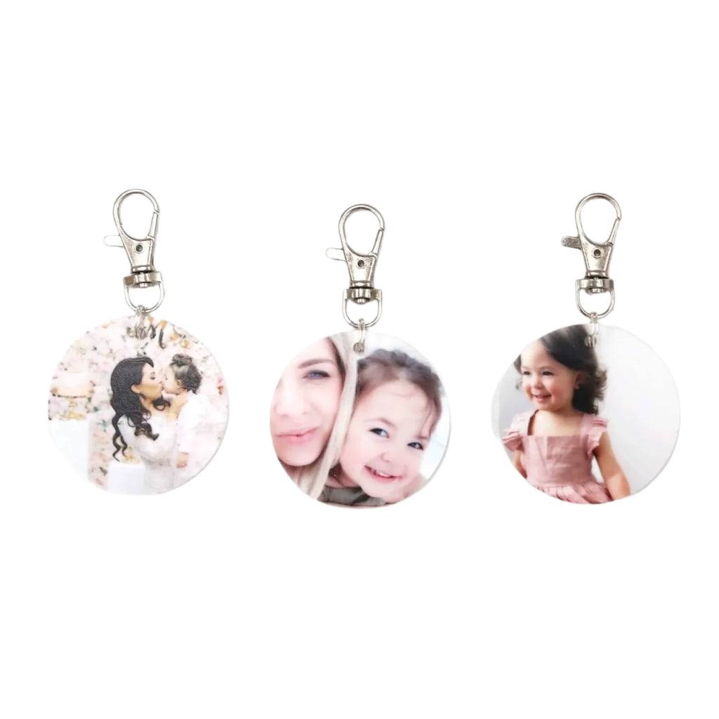 CMC Gold - Round Photo Keyring – My Little Wardrobe